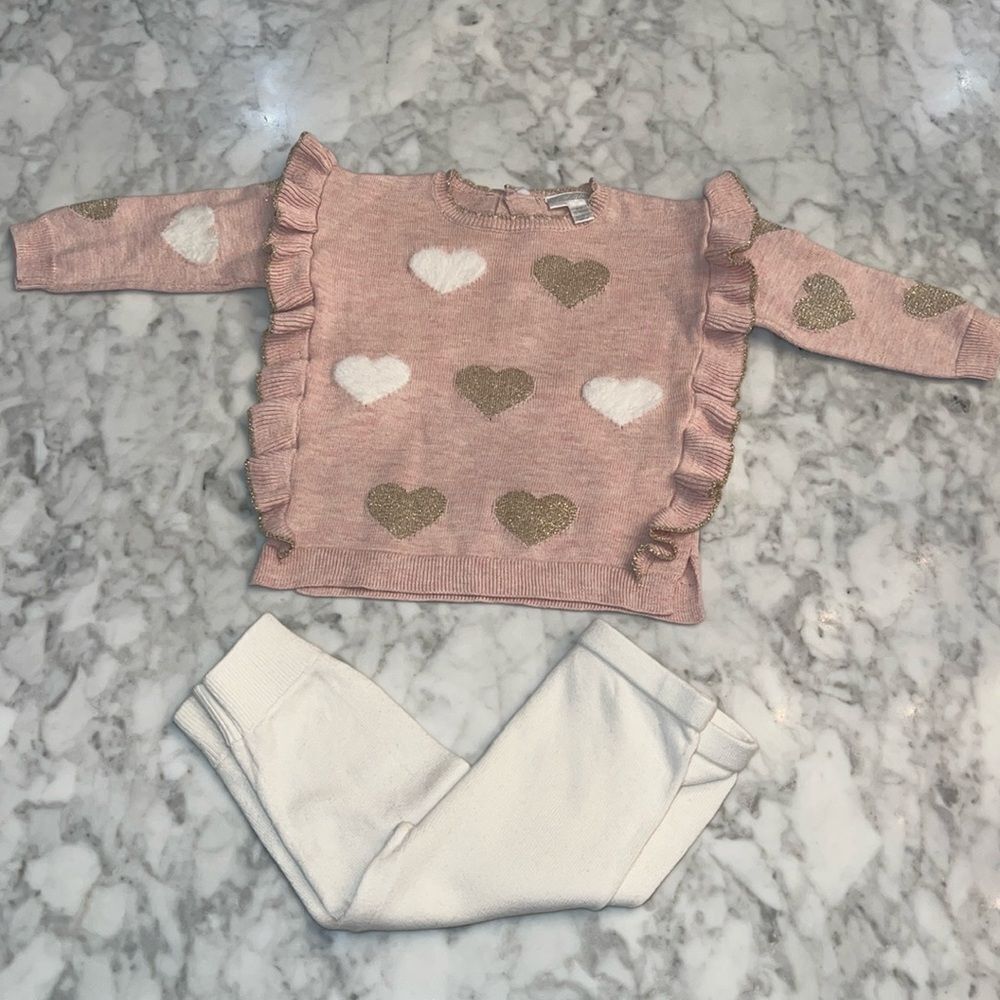 MINICLASIX LEGGING & SWEATER OUTFIT 9M